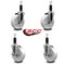 Service Caster 5'' Nylon Wheel Swivel 1-1/8'' Expanding Stem Caster Set 2 Brakes, 4PK SCC-EX20S514-NYS-2-TLB-2-118 - alternate 5
